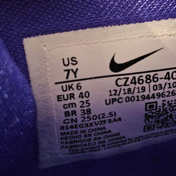 Nike Kyrie 6 GS Pool Party VI Irving Mavs Neon Retro RARE Size 7Y - Picture 10 of 10